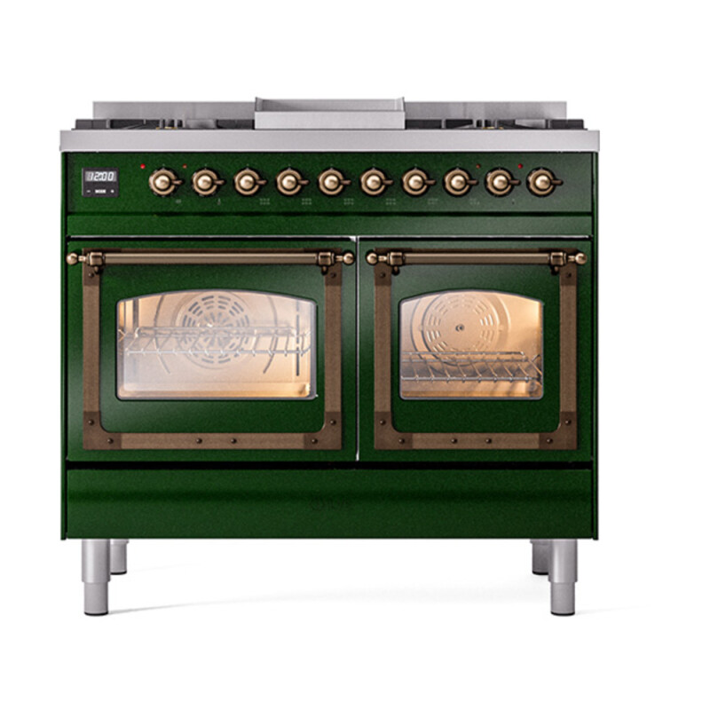 Nostalgie II Noblesse 40 inch Dual Fuel Range with 6 Burners UND40FNMPEGBLP