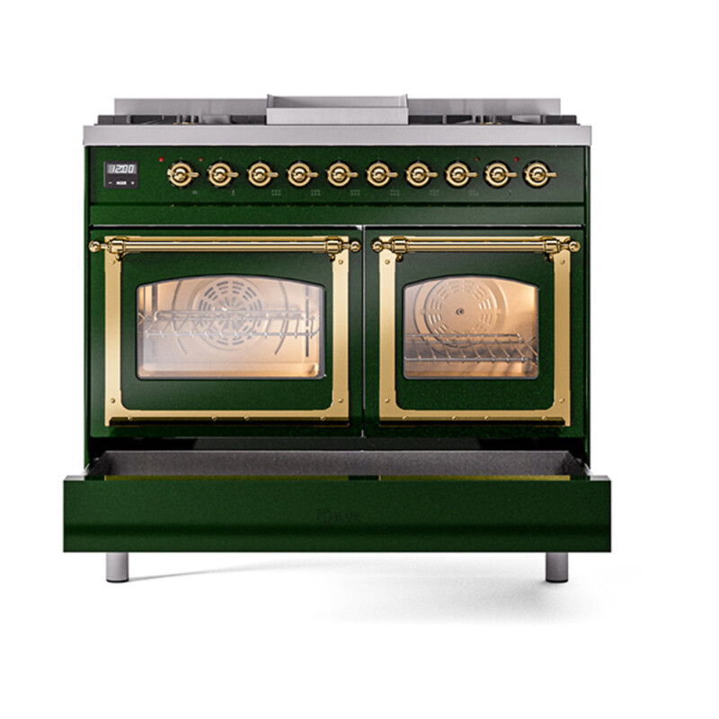 Nostalgie II Noblesse 40 inch Dual Fuel Range with 6 Burners UND40FNMPEGG