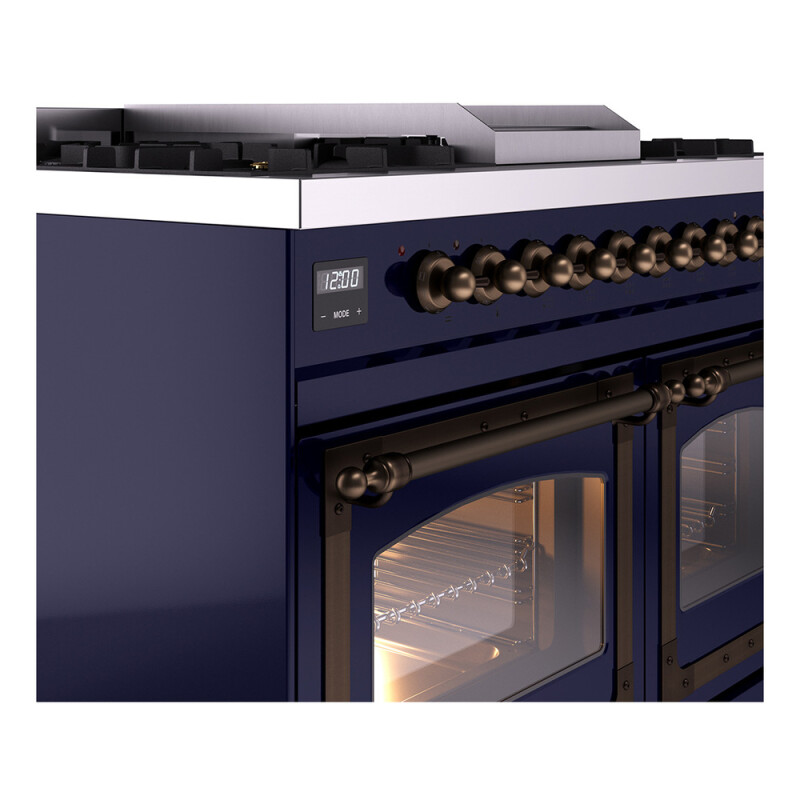 Nostalgie II Noblesse 40 inch Dual Fuel Range with 6 Burners UND40FNMPMBB