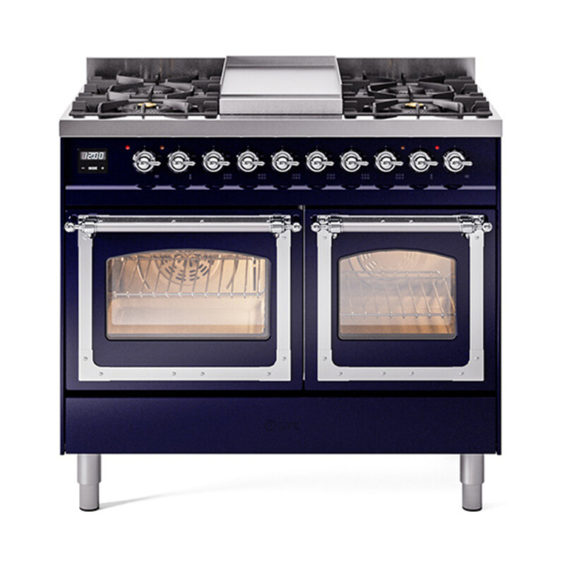 Nostalgie II Noblesse 40 inch Dual Fuel Range with 6 Burners UND40FNMPMBCLP