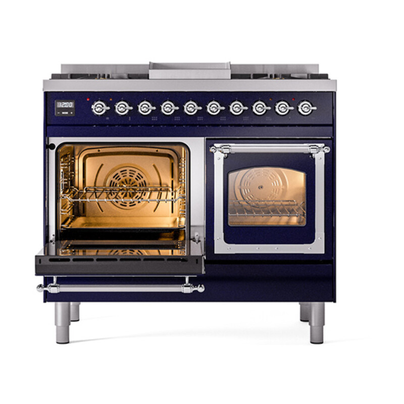 Nostalgie II Noblesse 40 inch Dual Fuel Range with 6 Burners UND40FNMPMBCLP