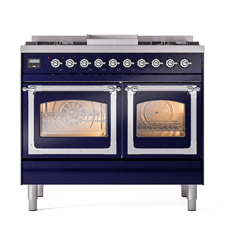 Nostalgie II Noblesse 40 inch Dual Fuel Range with 6 Burners UND40FNMPMBCLP