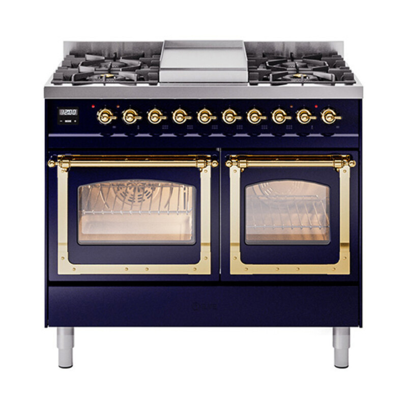Nostalgie II Noblesse 40 inch Dual Fuel Range with 6 Burners UND40FNMPMBG