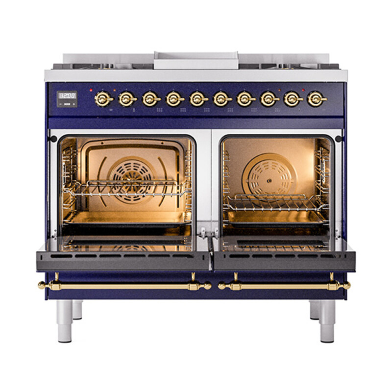 Nostalgie II Noblesse 40 inch Dual Fuel Range with 6 Burners UND40FNMPMBG