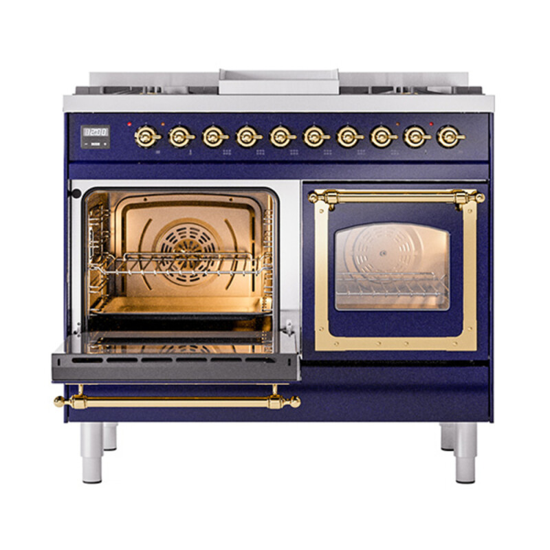 Nostalgie II Noblesse 40 inch Dual Fuel Range with 6 Burners UND40FNMPMBG