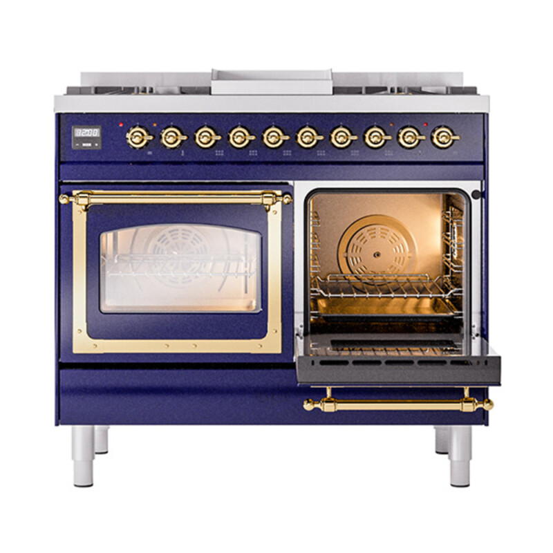 Nostalgie II Noblesse 40 inch Dual Fuel Range with 6 Burners UND40FNMPMBG