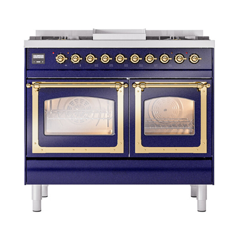 Nostalgie II Noblesse 40 inch Dual Fuel Range with 6 Burners UND40FNMPMBG