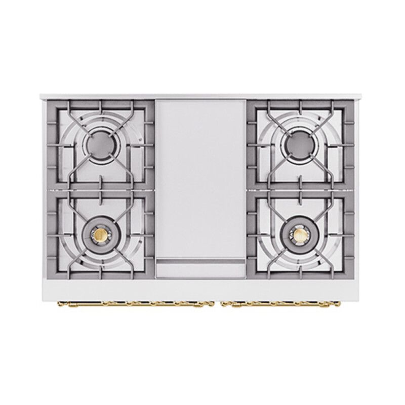 Nostalgie II Noblesse 40 inch Dual Fuel Range with 6 Burners UND40FNMPMBGLP
