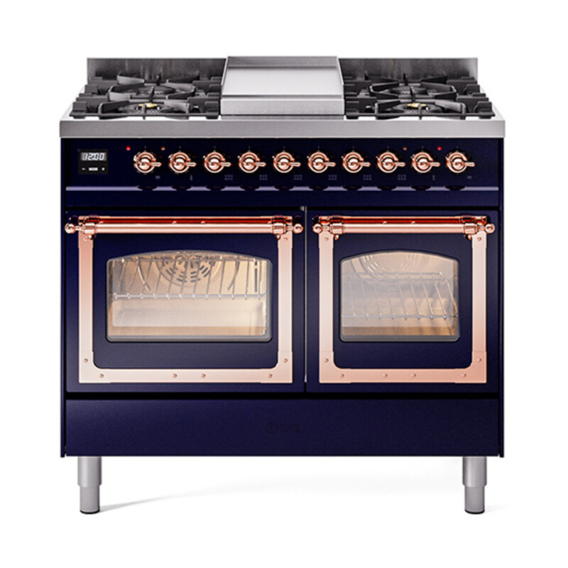 Nostalgie II Noblesse 40 inch Dual Fuel Range with 6 Burners UND40FNMPMBP