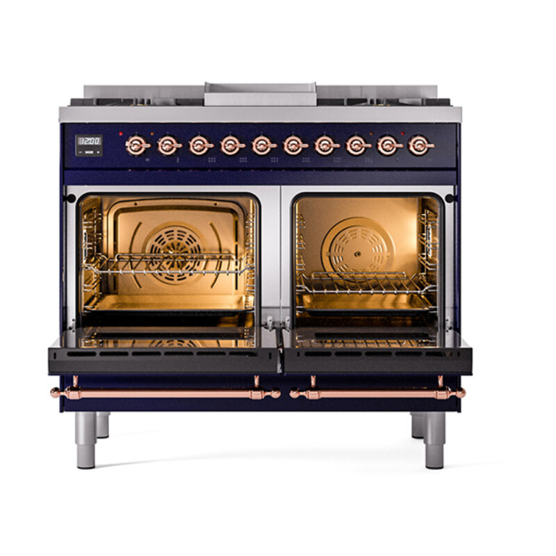 Nostalgie II Noblesse 40 inch Dual Fuel Range with 6 Burners UND40FNMPMBP