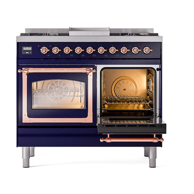 Nostalgie II Noblesse 40 inch Dual Fuel Range with 6 Burners UND40FNMPMBP