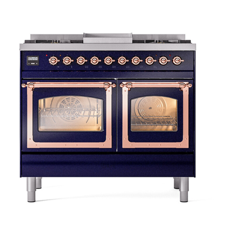 Nostalgie II Noblesse 40 inch Dual Fuel Range with 6 Burners UND40FNMPMBP