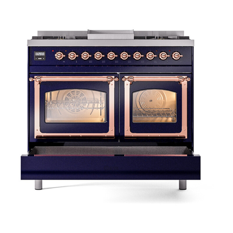 Nostalgie II Noblesse 40 inch Dual Fuel Range with 6 Burners UND40FNMPMBP