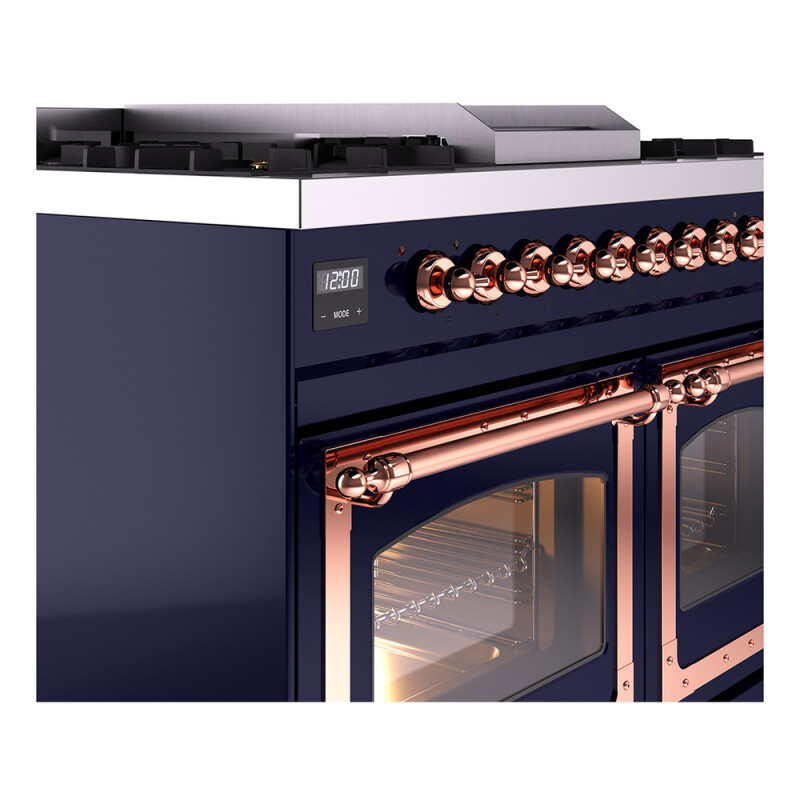 Nostalgie II Noblesse 40 inch Dual Fuel Range with 6 Burners UND40FNMPMBP