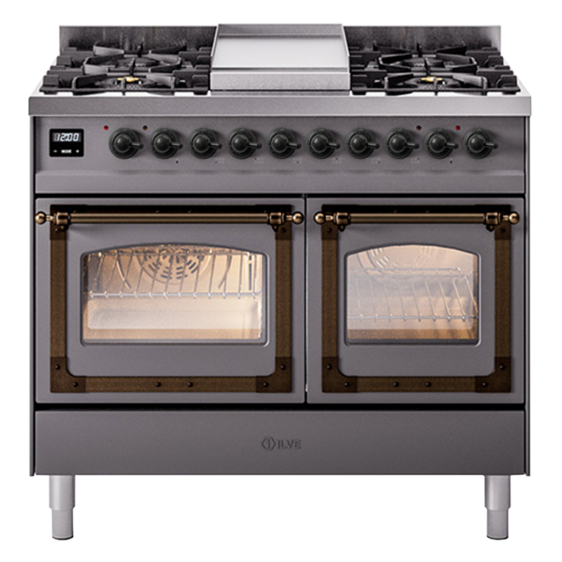 Nostalgie II Noblesse 40 inch Dual Fuel Range with 6 Burners UND40FNMPMGB