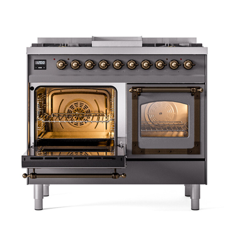 Nostalgie II Noblesse 40 inch Dual Fuel Range with 6 Burners UND40FNMPMGB