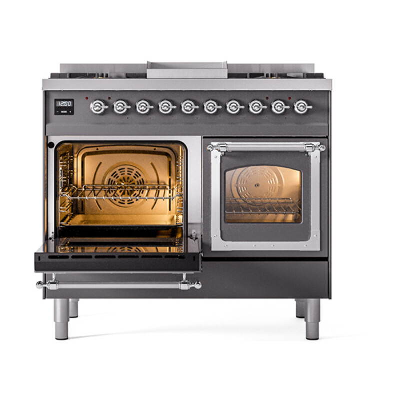 Nostalgie II Noblesse 40 inch Dual Fuel Range with 6 Burners UND40FNMPMGC