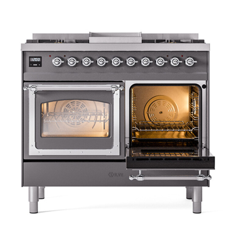 Nostalgie II Noblesse 40 inch Dual Fuel Range with 6 Burners UND40FNMPMGC