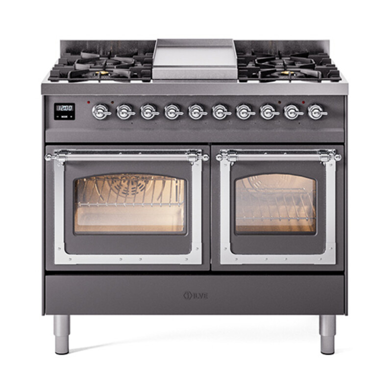 Nostalgie II Noblesse 40 inch Dual Fuel Range with 6 Burners UND40FNMPMGCLP