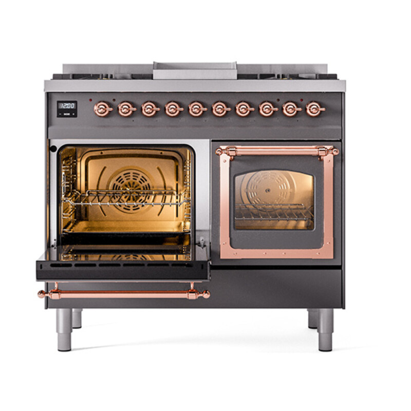 Nostalgie II Noblesse 40 inch Dual Fuel Range with 6 Burners UND40FNMPMGP