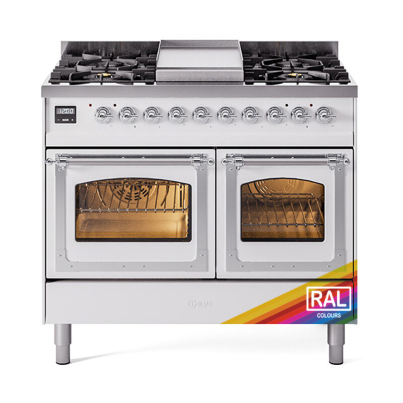 Nostalgie II Noblesse 40 inch Dual Fuel Range with 6 Burners UND40FNMPRACLP