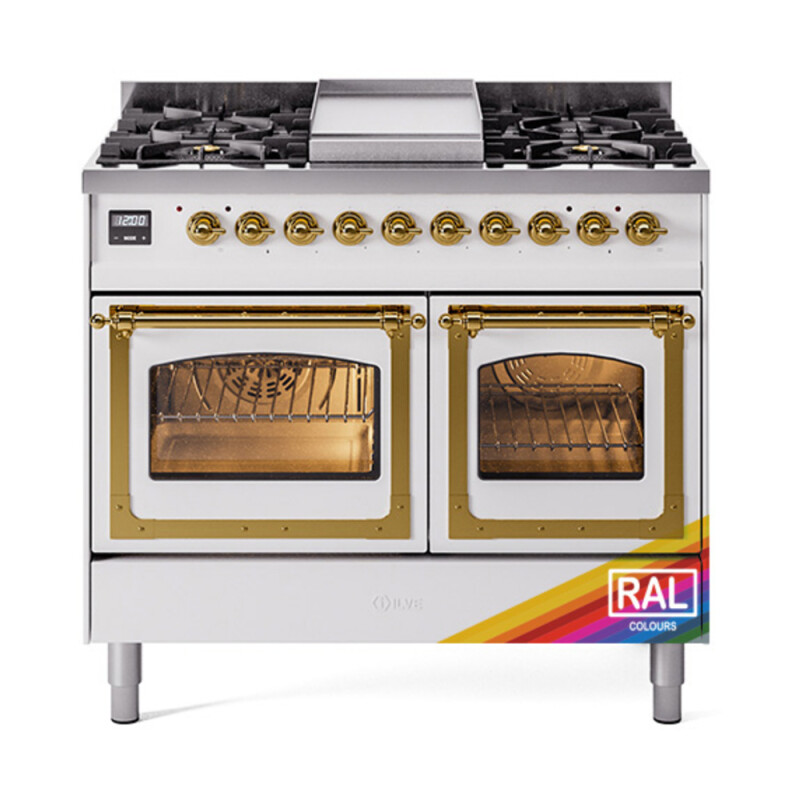 Nostalgie II Noblesse 40 inch Dual Fuel Range with 6 Burners UND40FNMPRAG