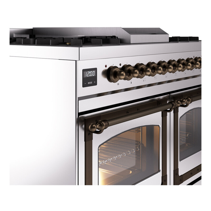 Nostalgie II Noblesse 40 inch Dual Fuel Range with 6 Burners UND40FNMPSSB