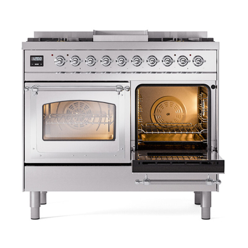 Nostalgie II Noblesse 40 inch Dual Fuel Range with 6 Burners UND40FNMPSSC