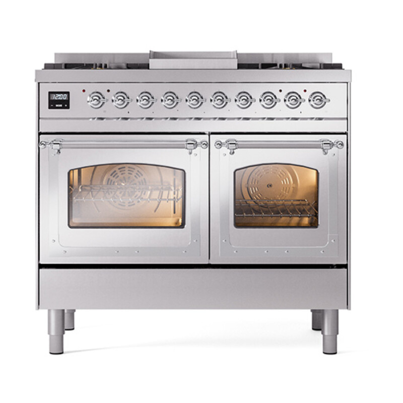 Nostalgie II Noblesse 40 inch Dual Fuel Range with 6 Burners UND40FNMPSSC