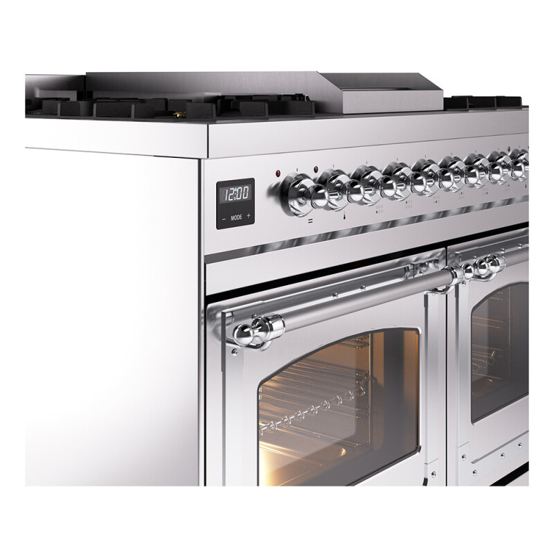 Nostalgie II Noblesse 40 inch Dual Fuel Range with 6 Burners UND40FNMPSSCLP