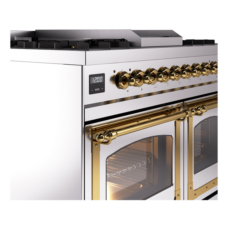 Nostalgie II Noblesse 40 inch Dual Fuel Range with 6 Burners UND40FNMPSSGLP