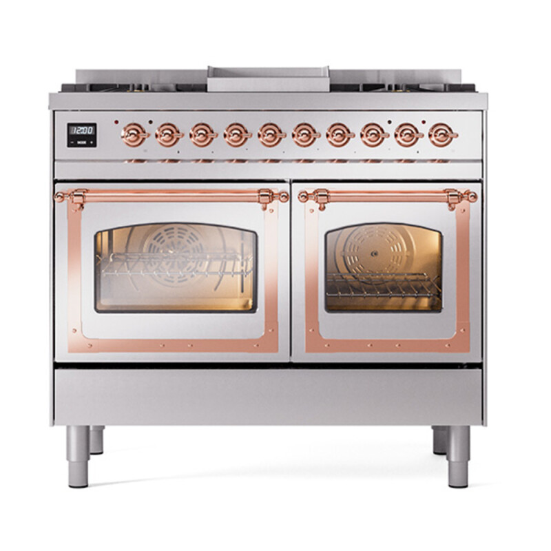 Nostalgie II Noblesse 40 inch Dual Fuel Range with 6 Burners UND40FNMPSSP