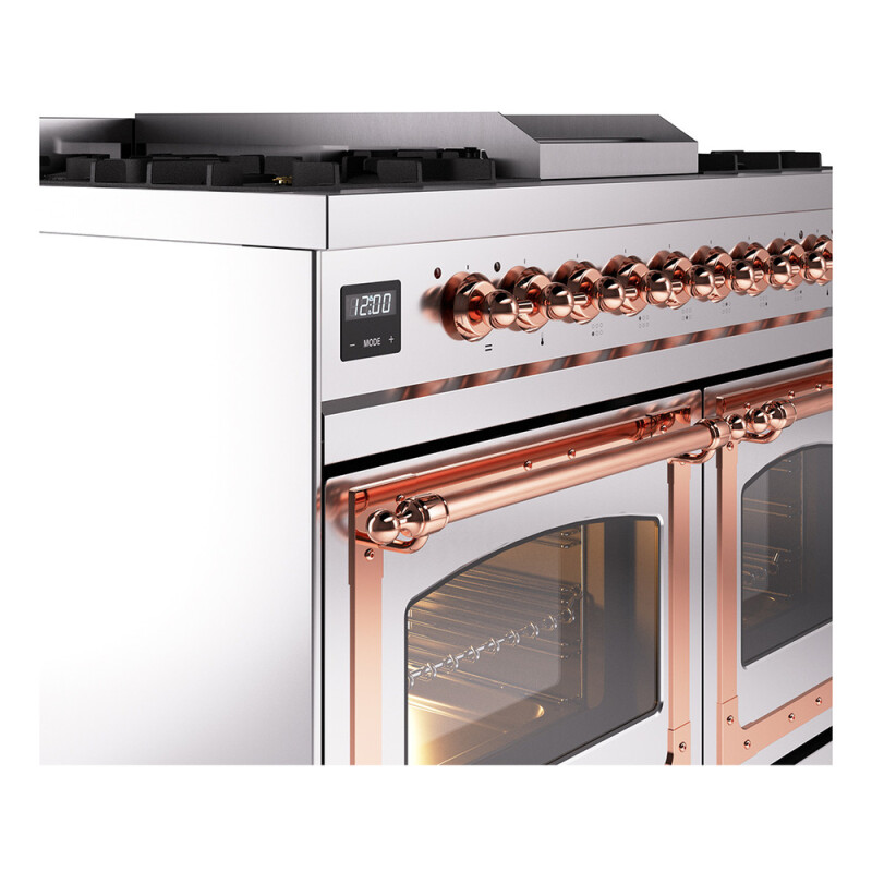 Nostalgie II Noblesse 40 inch Dual Fuel Range with 6 Burners UND40FNMPSSPLP