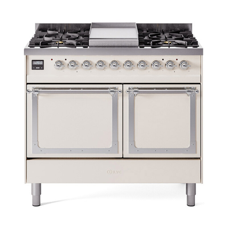 Nostalgie II Noblesse 40 inch Dual Fuel Range with 6 Burners UND40FQNMPAWC