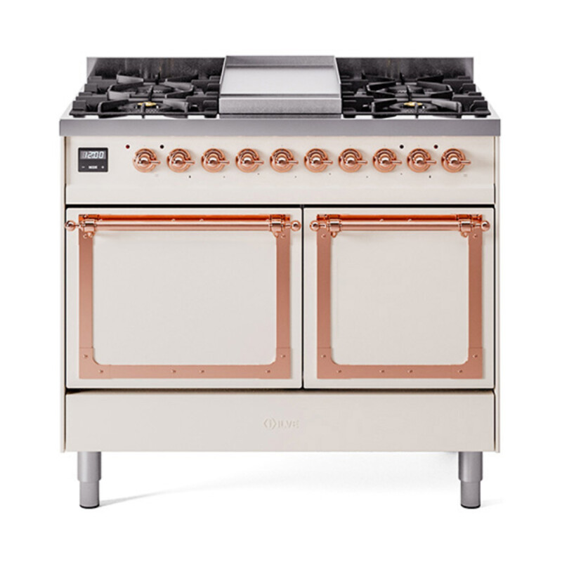 Nostalgie II Noblesse 40 inch Dual Fuel Range with 6 Burners UND40FQNMPAWP