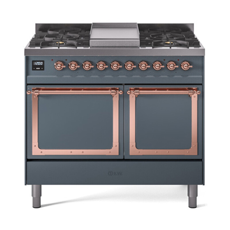 Nostalgie II Noblesse 40 inch Dual Fuel Range with 6 Burners UND40FQNMPBGP