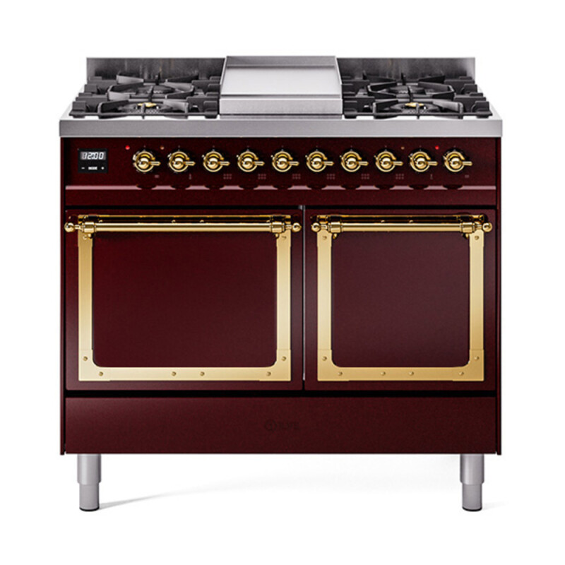 Nostalgie II Noblesse 40 inch Dual Fuel Range with 6 Burners UND40FQNMPBUG