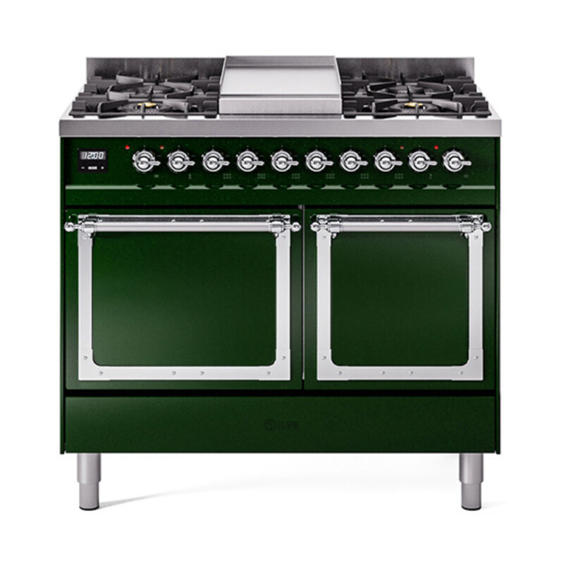 Nostalgie II Noblesse 40 inch Dual Fuel Range with 6 Burners UND40FQNMPEGC