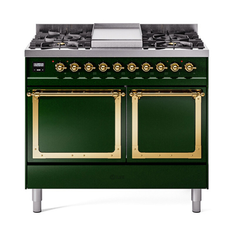 Nostalgie II Noblesse 40 inch Dual Fuel Range with 6 Burners UND40FQNMPEGG