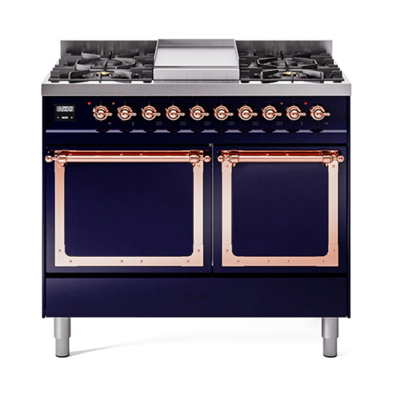 Nostalgie II Noblesse 40 inch Dual Fuel Range with 6 Burners UND40FQNMPMBP