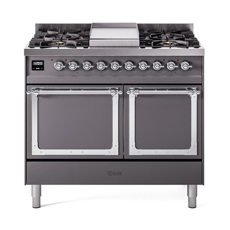 Nostalgie II Noblesse 40 inch Dual Fuel Range with 6 Burners UND40FQNMPMGC