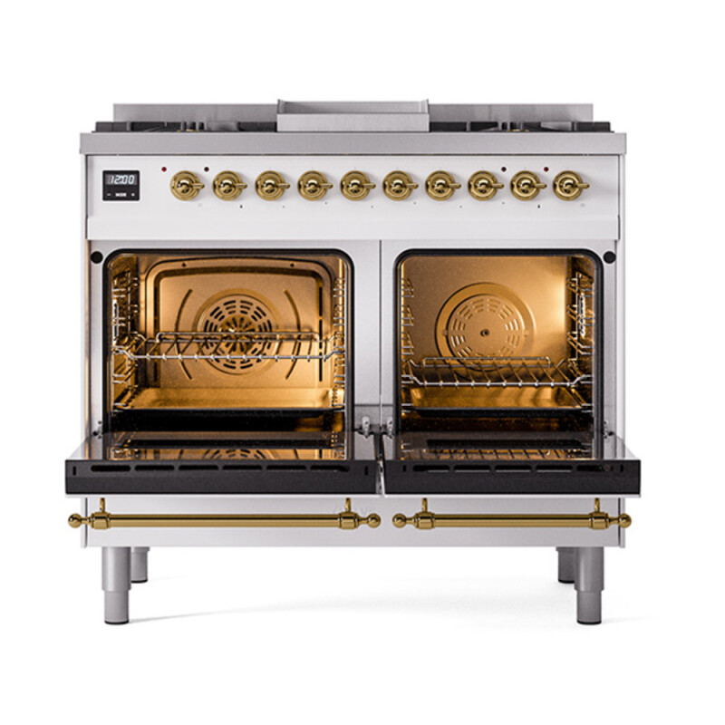 Nostalgie II Noblesse 40 inch Dual Fuel Range with 6 Burners UND40FQNMPRAG