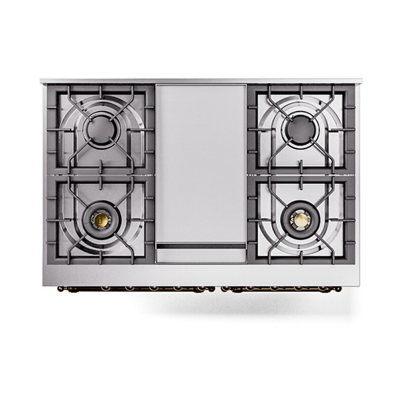 Nostalgie II Noblesse 40 inch Dual Fuel Range with 6 Burners UND40FQNMPSSB