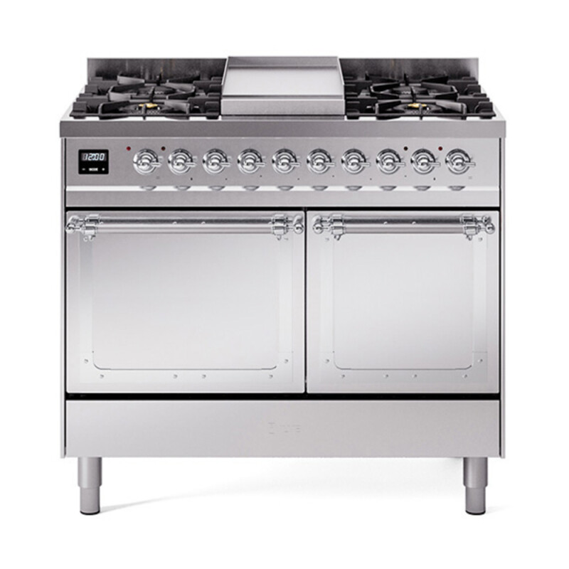 Nostalgie II Noblesse 40 inch Dual Fuel Range with 6 Burners UND40FQNMPSSC