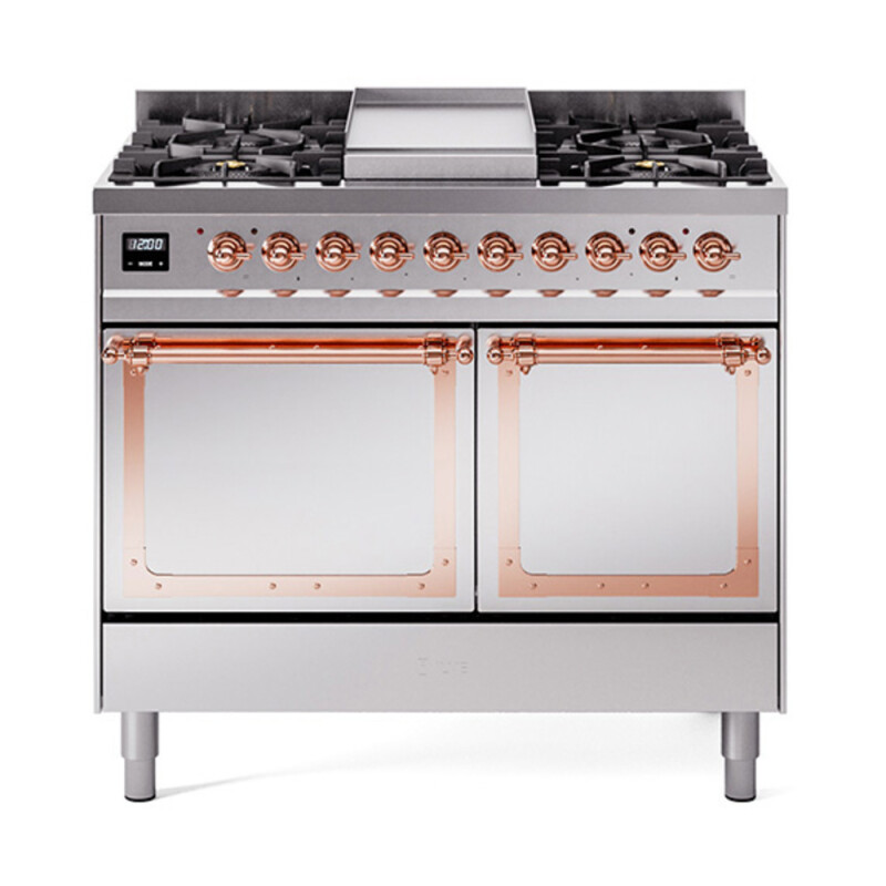 Nostalgie II Noblesse 40 inch Dual Fuel Range with 6 Burners UND40FQNMPSSP