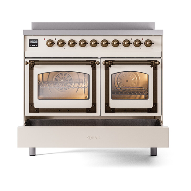 Nostalgie II Noblesse 40 inch Induction Range with 6 Elements UNDI406NMPAWB