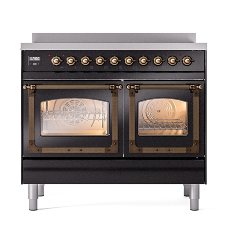 Nostalgie II Noblesse 40 inch Induction Range with 6 Elements UNDI406NMPBKB