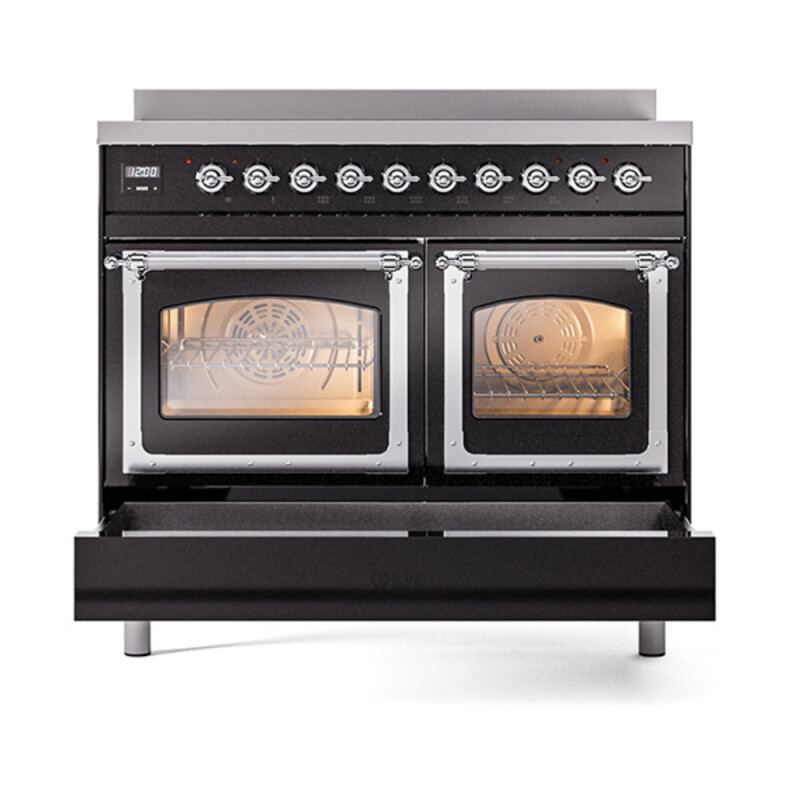 Nostalgie II Noblesse 40 inch Induction Range with 6 Elements UNDI406NMPBKC