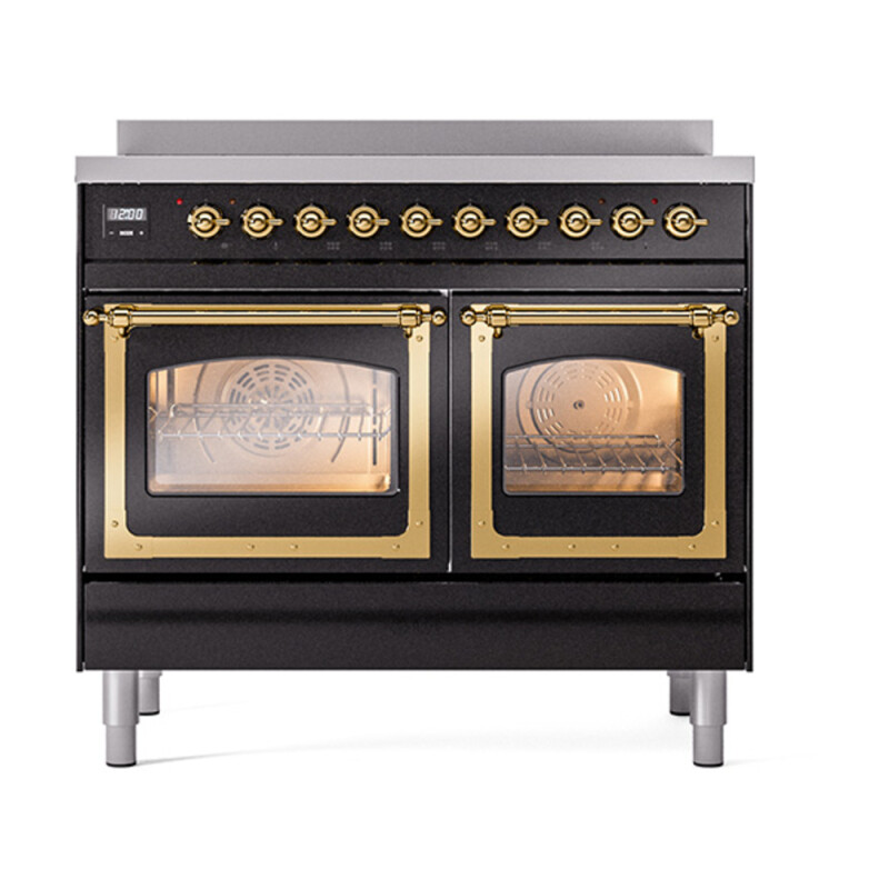 Nostalgie II Noblesse 40 inch Induction Range with 6 Elements UNDI406NMPBKG