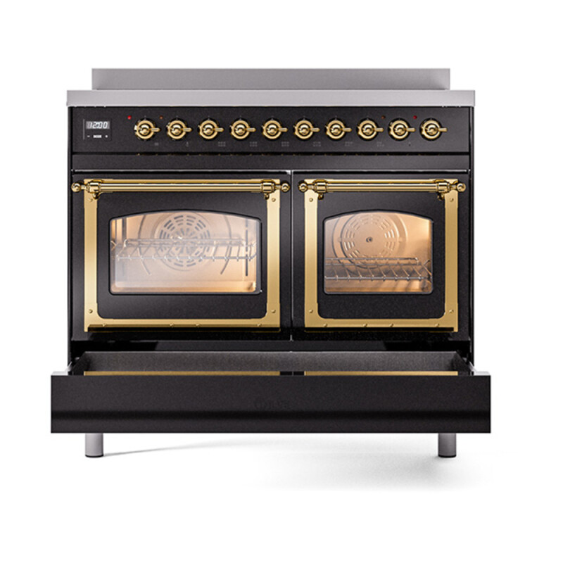 Nostalgie II Noblesse 40 inch Induction Range with 6 Elements UNDI406NMPBKG